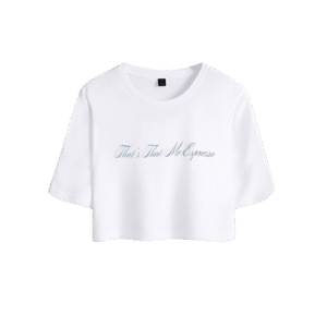 THAT'S THAT ME ESPRESSO Crop Tee