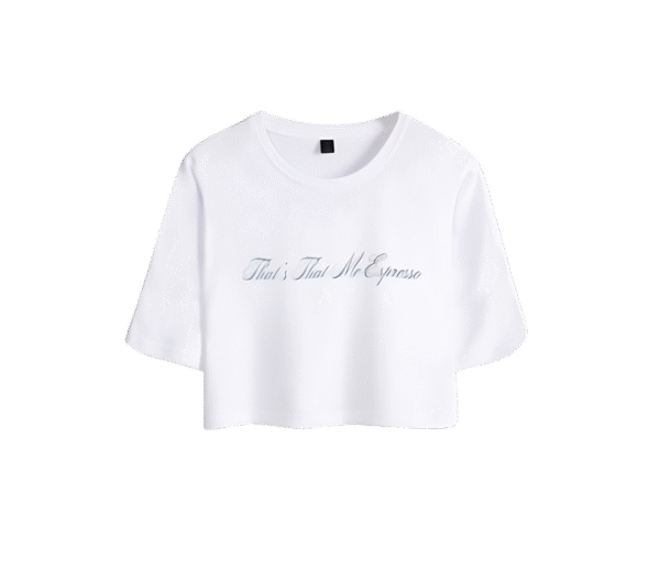 THAT'S THAT ME ESPRESSO Crop Tee