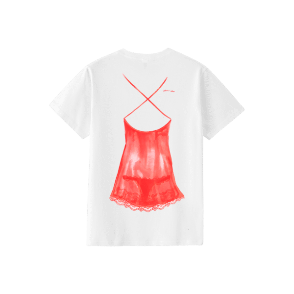 RED LINGERIE TEE